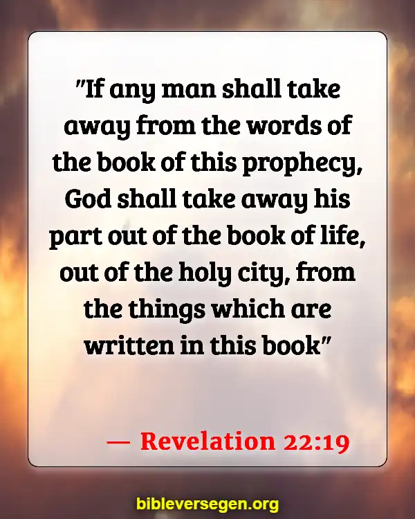 Bible Verses About The New Jerusalem (Revelation 22:19)