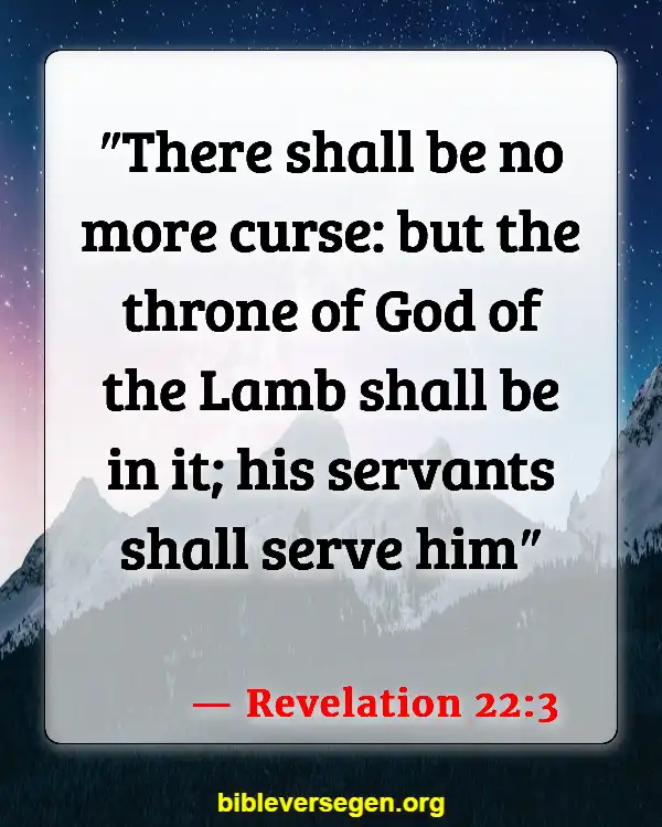 Bible Verses About Realm (Revelation 22:3)