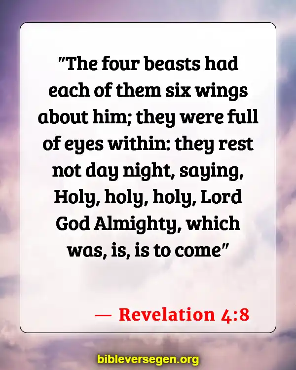 Bible Verses About Angels (Revelation 4:8)