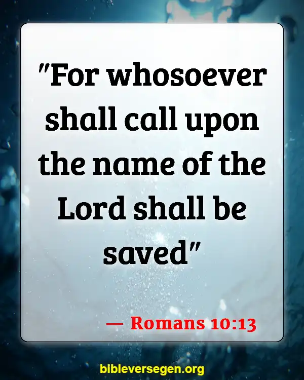 Bible Verses About The Name Of Jesus (Romans 10:13)