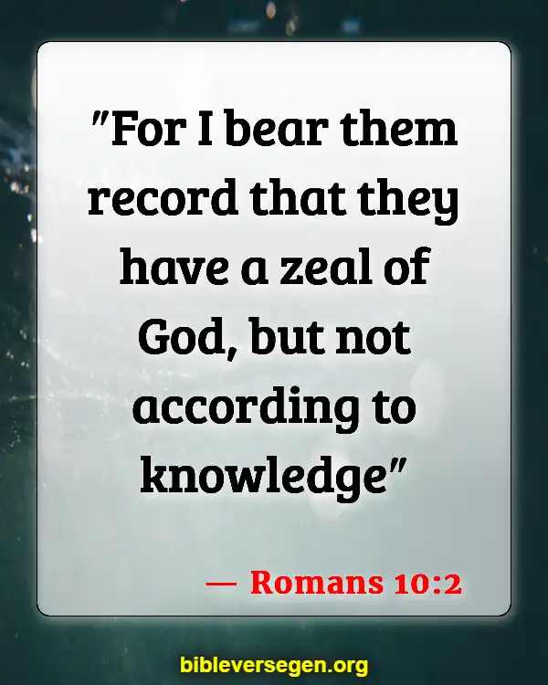 Bible Verses About Stone (Romans 10:2)