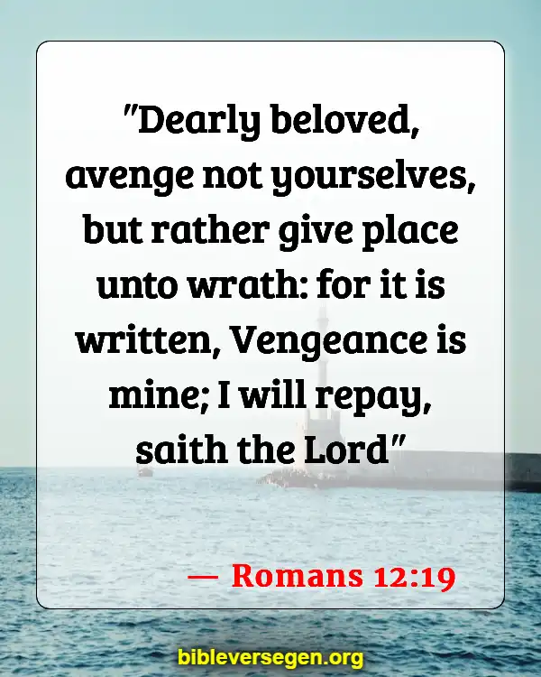 Bible Verses About Sermon On The Mount (Romans 12:19)