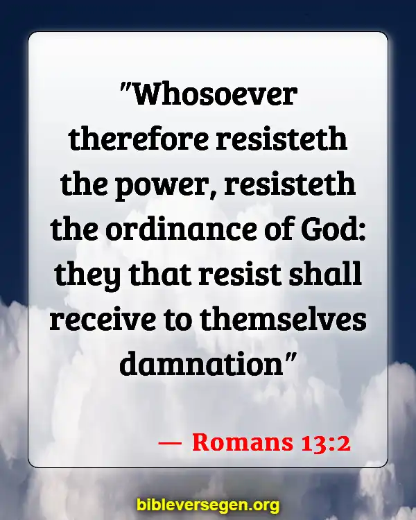 Bible Verses About Dishonest (Romans 13:2)