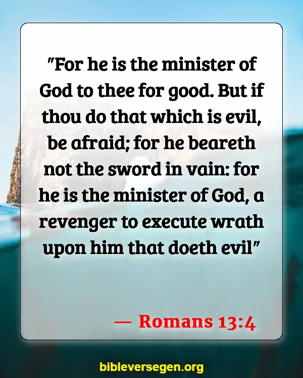 Bible Verses About Giving Authority (Romans 13:4)