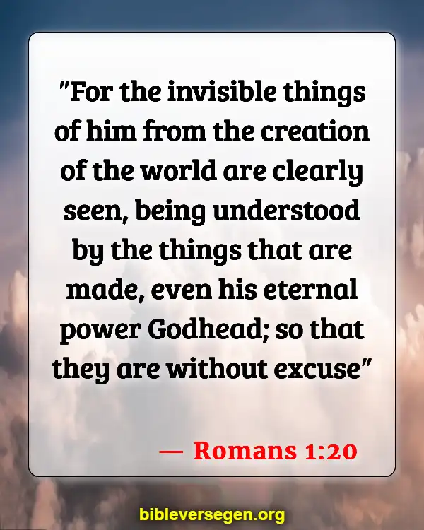 Bible Verses About Responsible (Romans 1:20)