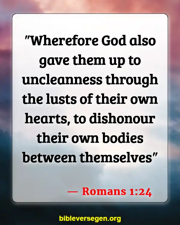 Bible Verses About Gays (Romans 1:24)