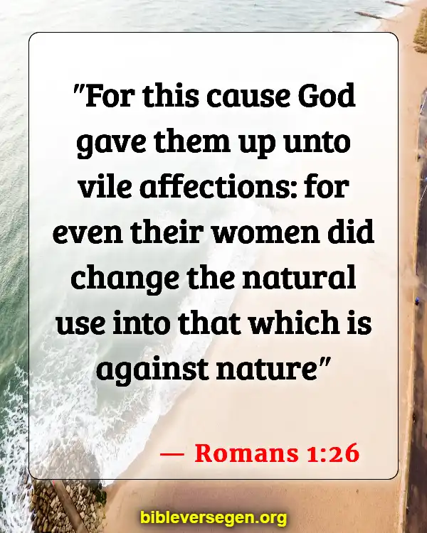 Bible Verses About Gays (Romans 1:26)