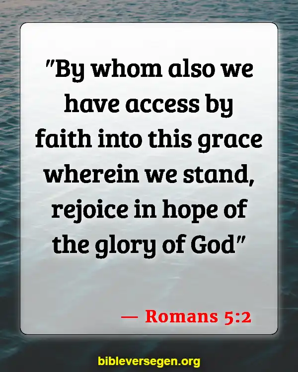 Bible Verses About Bragging (Romans 5:2)