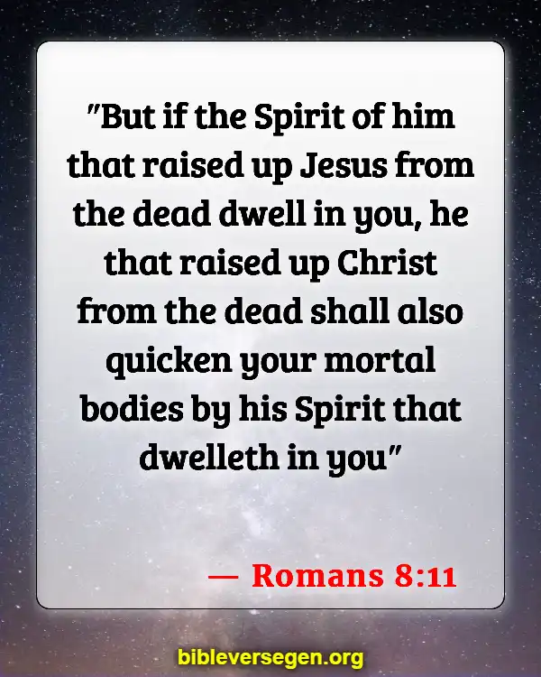 Bible Verses About Filling Of The Holy Spirit (Romans 8:11)