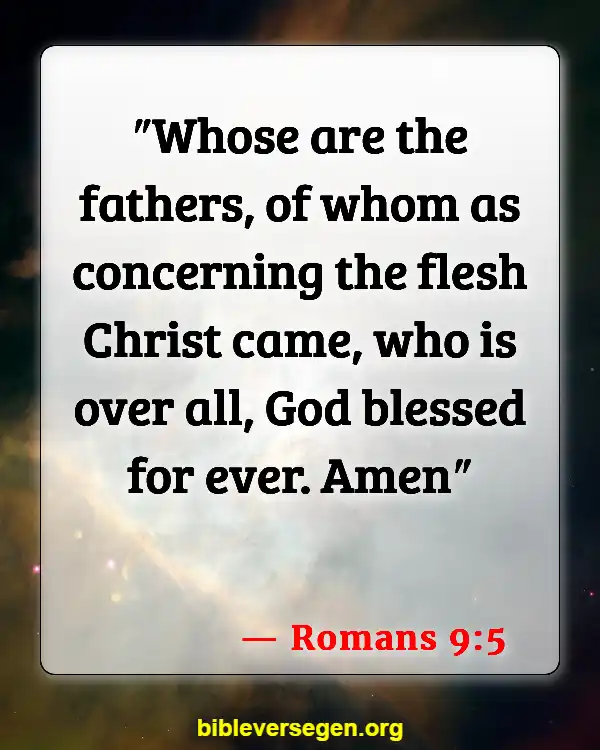 Bible Verses About The Name Of Jesus (Romans 9:5)