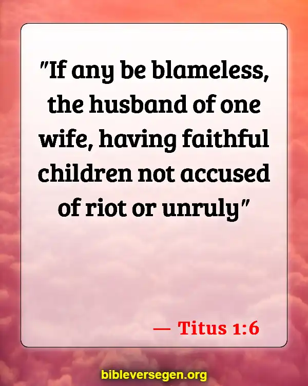 Bible Verses About Women Pastors (Titus 1:6)