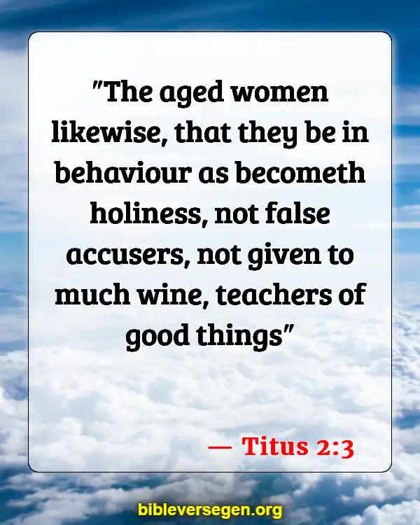 Bible Verses About Women Pastors (Titus 2:3)