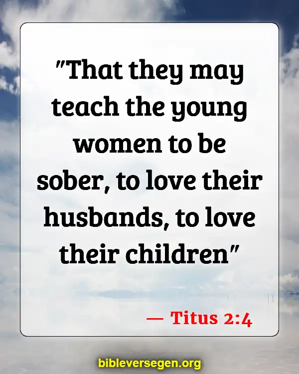 Bible Verses About Being Sober (Titus 2:4)