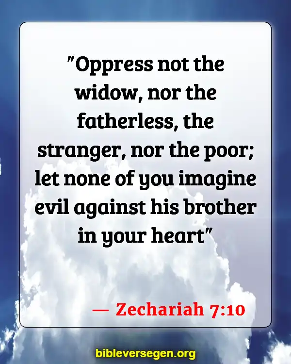 Bible Verses About Being Kind (Zechariah 7:10)