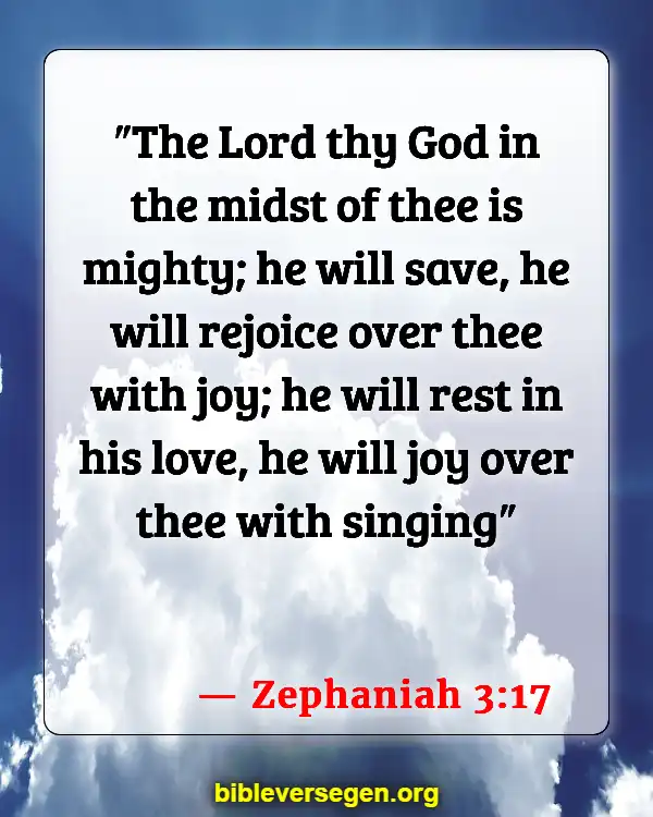 Bible Verses About Angels Singing (Zephaniah 3:17)